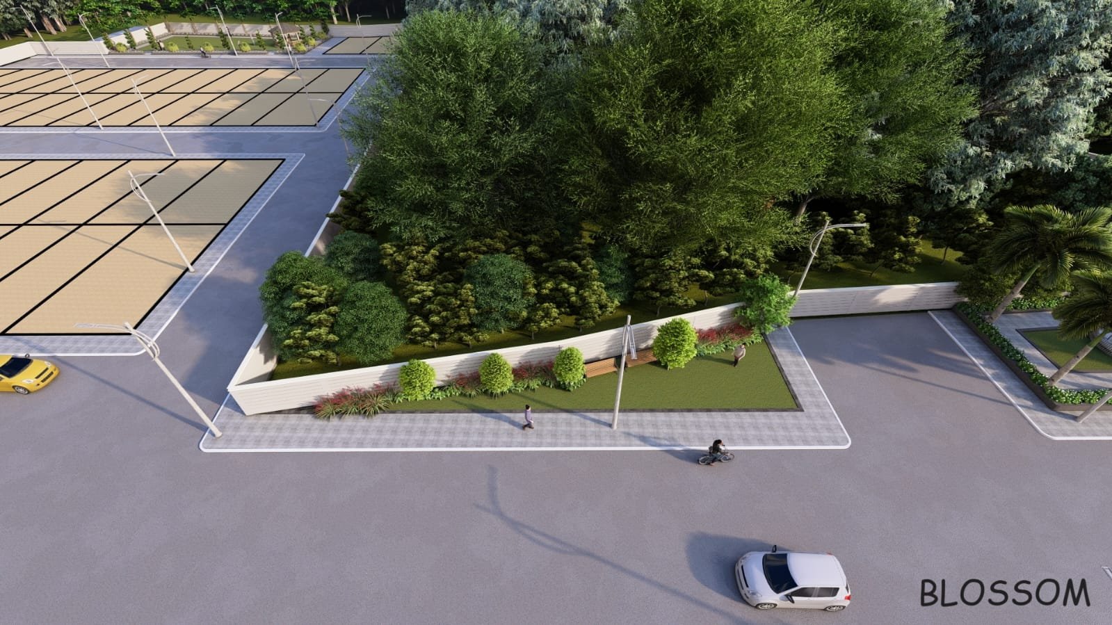 12M and 9M wide internal roads