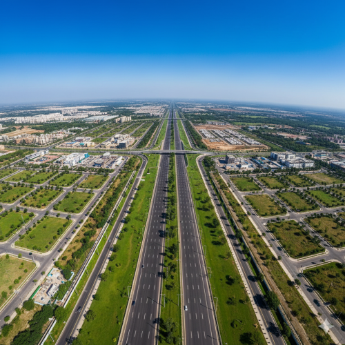 Road connectivity and infrastructure development near Super Corridor Indore